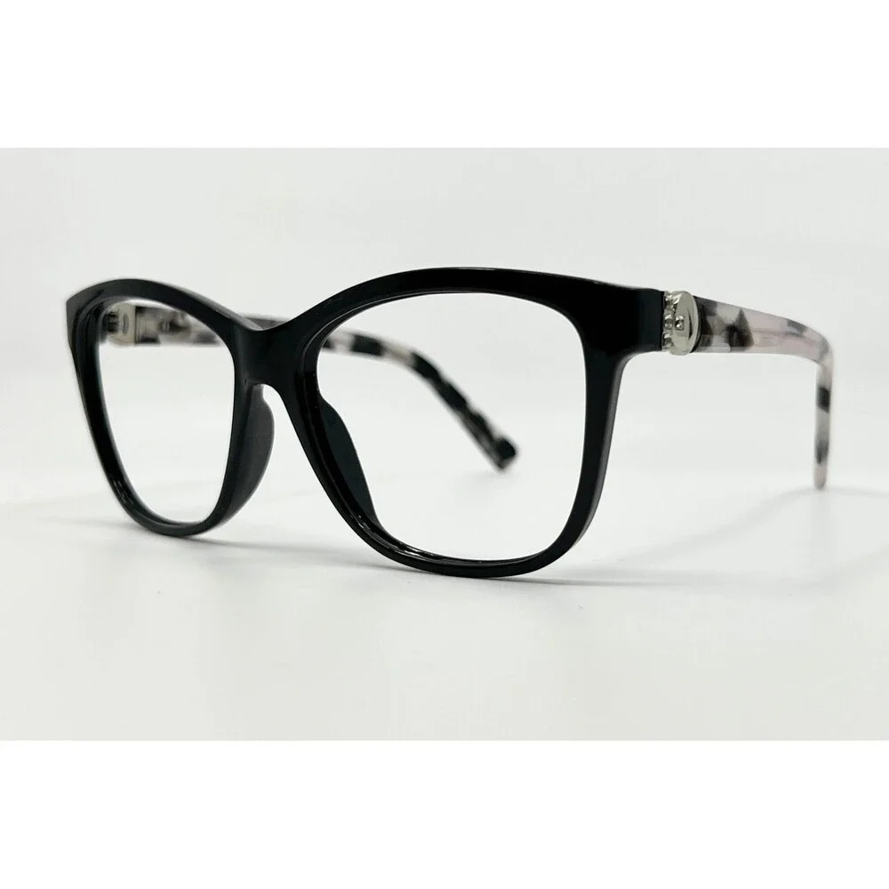 South Hampton Sun Eyeglasses Womens Black Cat Eye SHS 7002 BK 55-15-140